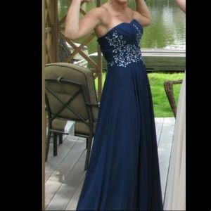 Navy Prom Dress